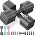 FEIERDUN 5-in-1 Adjustable Dumbbell